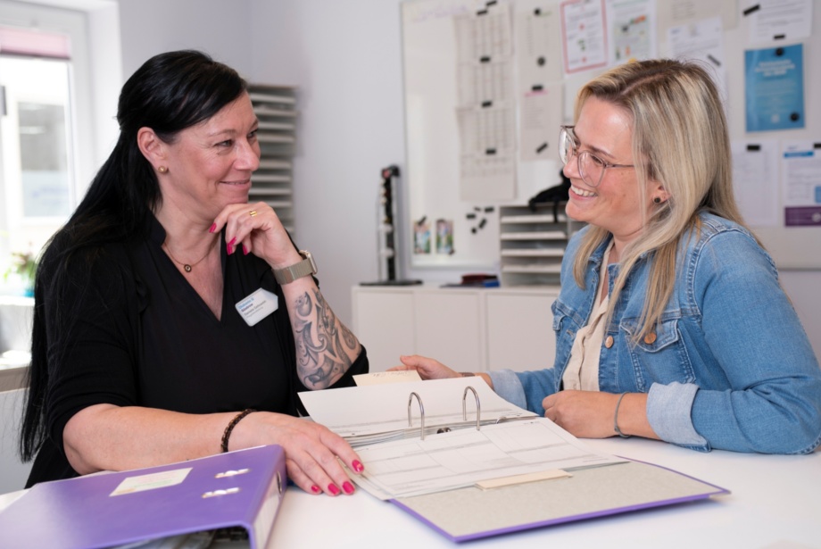 Pflege-Mitarbeiterinnen der Diakonie-Sozialstation Schwaan