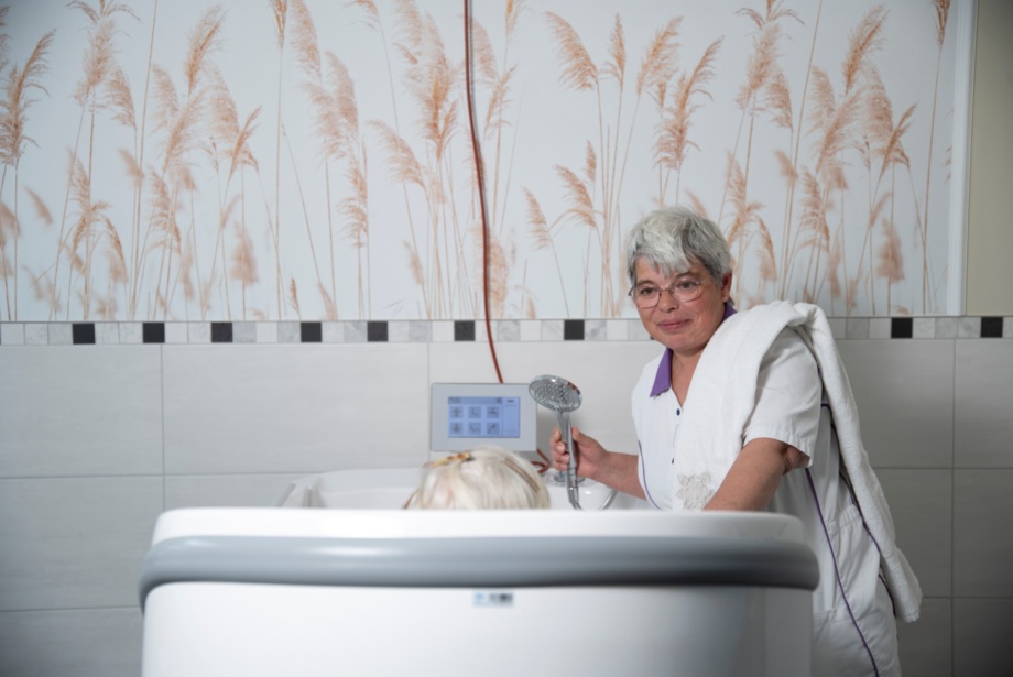 Wellnessbaden in der Kurzzeitpflege
