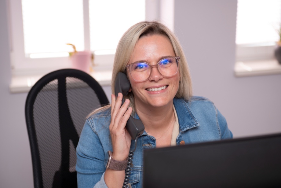 Christina Kuhrt, Sozialstation Schwaan © Foto: Jörn Lehmann Christina Kuhrt behandelt professionell Wunden jeglicher Art