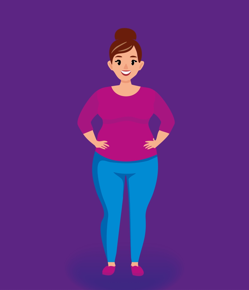 Wundzentrum-Patient mit Adipositas